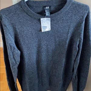 H&M Men’s Small Regular Fit Dark Grey Sweater